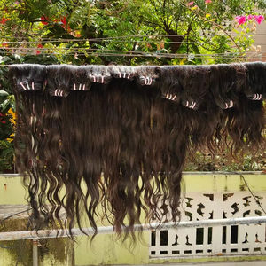 Venta al por mayor de alta calidad de trama de cabello humano sin procesar proveedor de fábrica Remi cutícula alineada cabello humano suave trama personalizada - Product Image 1