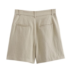 Para mujer, conjunto de dos piezas de verano, chaleco informal de Color sólido, chaqueta y pantalones cortos, traje de dos piezas elegante de calle para mujer - Product Image 6