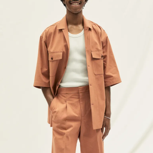 Shorts d'été décontractés de meilleure qualité pour hommes, motif solide en velours côtelé, design personnalisable du fabricant professionnel d'usine - Product Image 1