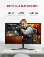 Moniteur LCD de bureau, ordinateur Fisso 18,5 19,5 21,5 24 pouces, moniteurs LED pour PC, meilleur moniteur LCD chinois