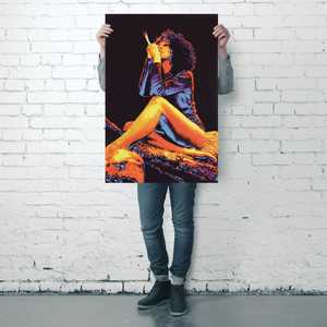 Póster de Lona de Estilo Moderno con Imagen de Mujer Fumando para Decoración de Pared - Product Image 3