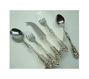 Grand ensemble de couverts en métal design hôtel restaurant maison mariage cadeau de noël ensemble de couverts couverts couverts en acier inoxydable ensemble - Product Image 5