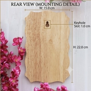 Letrero de Bienvenida Rectangular de Madera con Texto Grabado Josephine Damon Boda - Product Image 2