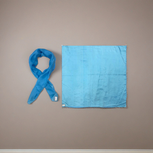 Châle foulard carré en soie de luxe imprimé floral avec option de logo personnalisé accessoire de mode écologique multifonctionnel 2025 - Product Image 2