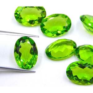 Piedra preciosa curativa suelta de peridoto Natural 100% de alta calidad en forma de corte ovalado facetado disponible para exportación a precios a granel OEM - Product Image 4