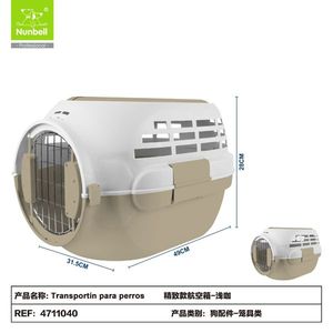 Transportadora de Mascotas para Perros, Aprobada por Aerolíneas, de Plástico Ventilado, Caja de Transporte para Mascotas, Venta al Por Mayor de Fábrica - Product Image 1