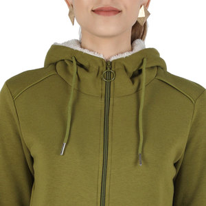 Sweat-shirts décontractés d'hiver pour femmes avec logo frontal, en polaire, écologiques, respirants, séchage rapide, service OEM, vente chaude - Product Image 6