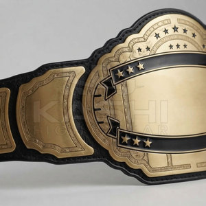 Ceinture de récompense de lutte professionnelle avec logo personnalisé, doublure en cuir PU, taille haute, fermeture à boucle réglable pour les compétitions sportives - Product Image 4