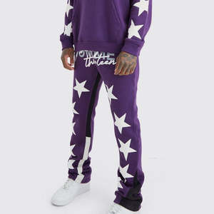 <b>Mens</b> Premium Streetwear Tracksuit 100% <b>Polyester</b>/Cotton Hoodie Sweatpants & Cargo <b>Jogger</b> Set Plus Size Printed - Product Image 4