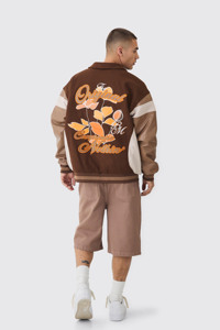 Chaqueta Bomber Varsity Personalizada con Logotipo para Hombre, Chaqueta de Invierno de Seda Satinada en la Parte Delantera, Ropa de Calle Cortavientos, Venta al por Mayor, Súper Calidad - Product Image 5