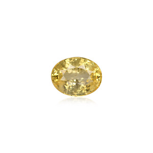 Zafiro Amarillo Suelto en Forma de Pera/Marquesa (9.70 Quilates) - Esmeralda Sintética Fina VVS de 6mm, Tratada Térmicamente, con Reflejo de Luz - Product Image 1