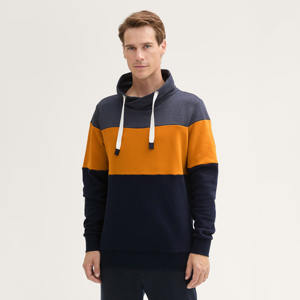 Sudadera con capucha de moda de calle informal para hombre de alta calidad, jersey de Color sólido, prendas de vestir con cordón de estilo parcheado para invierno - Product Image 1