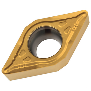 Inserto de Alta Calidad para Herramienta de Torneado ISO DCMT 11T308E-URTT310 D.4.4mm con Recubrimiento PVD Dorado - Product Image 2