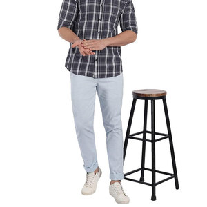 Men's Slim Fit Casual Trousers Customizable Plain Design with Cotton Polyester Material Hot <b>Sale</b> with Customized Logo - Product Image 5
