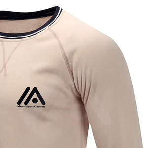 Sweatshirts de haute qualité pour hommes personnalisables OEM tissu en toile à motif solide vente en gros directe du fabricant pakistanais - Product Image 3