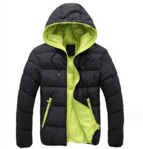 Automne/hiver hommes Logo personnalisé extérieur fermeture éclair imperméable col montant chaud hommes veste de rue pour hommes - Product Image 2