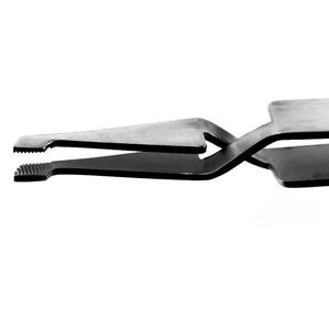 Pinzas de Precisión de 14 cm para Ortodoncia Dental, Instrumento Quirúrgico Manual de Acero Inoxidable de Grado Médico para Sujetar Brackets - Product Image 4