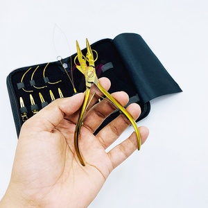 Alicate para extensiones de cabello de acero inoxidable respetuoso con el medio ambiente de Nomex International, presión de cuentas, logotipo personalizado, belleza privada, cuidado Personal - Product Image 2
