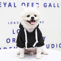 Offre Spéciale personnalisé mode doux personnalisé designer chien vêtements Pet chien manteau veste confortable sweat chien à capuche