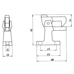 DENI 3805/3807 <b>Light</b> Metal Casting F1 Natural Anodized Finish Gate Without Puff <b>Door</b> Fencing Trellis & Gates - Product Image 3