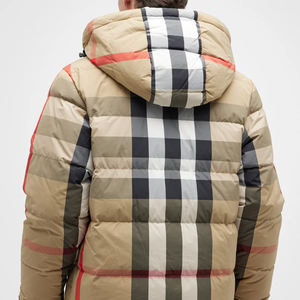 2025 hombres cálido logotipo personalizado Color a juego invierno Puff prendas de vestir exteriores hombres burbuja chaqueta puffer chaqueta de invierno - Product Image 2