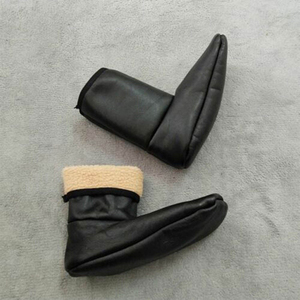 Calcetines de invierno de cuero de oveja genuino para hombre, colores personalizados antibacterianos y diseño, calcetines suaves de alta calidad, precio al por mayor - Product Image 4