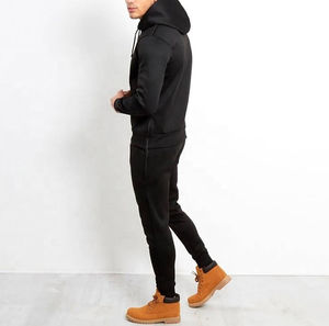 Conjuntos de trajes de Jogger sólidos para hombre, ropa deportiva con logotipo personalizado para entrenamientos de invierno, transpirable, ligero, 100% poliéster, nuevo - Product Image 3