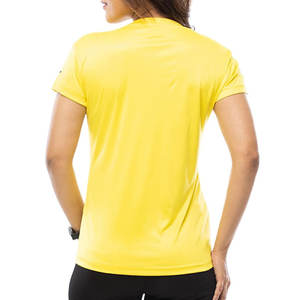 High Quality Crew Neck Women <b>T</b> <b>Shirt</b> In Bulk Quantity Round Neck Solid Color Short Sleeve <b>T</b> <b>Shirt</b> <b>For</b> <b>Ladies</b> - Product Image 2
