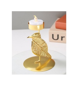 Antique design gold color iron <b>candle</b> <b>holder</b> greatest quality customized size indoor <b>candle</b> <b>holder</b> by home arts - Product Image 2