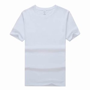 T-shirt pour hommes en coton, T-shirts pour hommes surdimensionnés personnalisés, T-shirt blanc personnalisé pour hommes, expédition DDP - Product Image 1