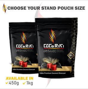 CocoRiki Coconut Shell Charcoal Briquettes Premium Quality <b>Smokeless</b> Low Ash Shisha Hookah Incense Cube Shape Briket Indonesia - Product Image 6