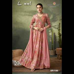 Costume Sharara de travail de broderie de fil de rayonne lourd de dernier concepteur par Fab Zone - Product Image 5