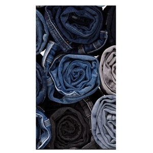 กางเกงยีนส์ผู้ชายแบบมีรูขาดแนวสตรีทแฟชั่นกางเกงยีนส์วินเทจ - Product Image 2