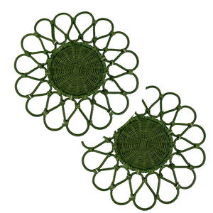 Natural Handmade Eco-friendly <b>Rattan</b> Decorative <b>Placemat</b> for Home Decoration & Party Decoration Made in the Wholesale Factory - Product Image 2