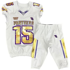 Custom Design Breathable Anti-Bacterial Quick Dry Half Sleeve American Football Uniforms 100% Polyester Custom Colors Sizes OEM - Product Image 6