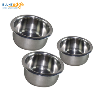 Venta al por mayor de calidad TP superventas de acero inoxidable apósito cuenco médico Gallipot/Holloware con diferentes tamaños - Product Image 6