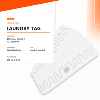 Étiquette RFID UHF pour blanchisserie, 200+ cycles de lavage industriels, UCODE9 EPC Gen2 ISO18000-6C, étiquette textile RFID