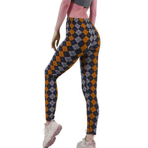 Nuevo estilo personalizado sublimación deporte Yoga pantalones Leggings mejor venta precio mujer alta cintura sublimación Leggings - Product Image 6