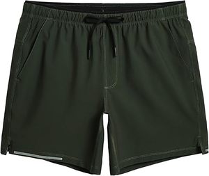 Short de course pour homme Workout 6 "Marathon Short de sport léger à séchage rapide avec poche zippée - Product Image 6