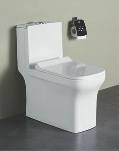 Armoire d'eau de salle de bain américaine Upc Blanc Céramique Allongée Porcelaine Siphonic Flush Toilette une pièce - Product Image 5