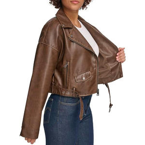 Best Arrival Women Fashion Leather <b>Jackets</b> for Winter Clothing Full Sleeve Leather <b>Jackets</b> - Product Image 2