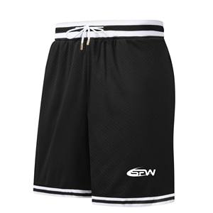 Short de course respirant pour homme Panneaux ventilés Tissu à séchage rapide Accents réfléchissants et taille élastique avec cordon de serrage intérieur - Product Image 1