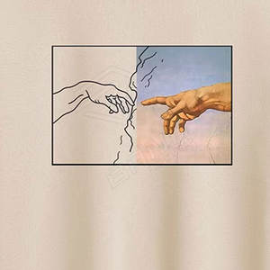 Sudaderas de cuello redondo unisex con logotipo personalizado al por mayor, sudaderas de algodón extragrandes estampadas en blanco para hombre - Product Image 5