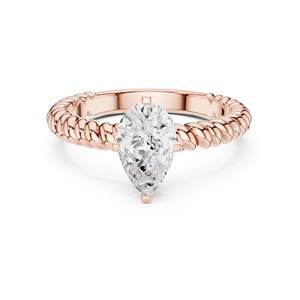 Anillo con nombre de corona personalizado de 10K para ella - Product Image 2