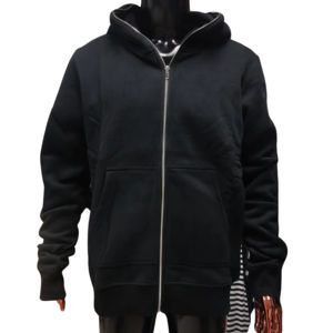 100% algodón polar Oversize Hoodie hombres alta calidad Streetwear invierno sudadera 3D bordado fábrica venta al por mayor mínimo - Product Image 4