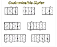 Ventana Abatible de Aluminio Personalizada de Alta Resistencia, Resistente a la Intemperie y a los Impactos del Viento, para Proyectos de Edificios Comerciales