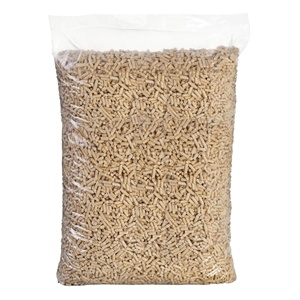 Pellets de madera de pino/haya naturales en sacos de 15 kg, briquetas de 6-10 mm de diámetro, serrín para calderas, 90 calorías, 0.4% de humedad, DIN Plus para - Product Image 1