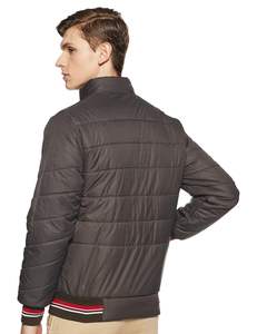 Veste bombardier d'hiver respirante pour hommes 100% Laine matelassée Doudoune à manches longues Longueur standard Veste Monsoon - Product Image 6