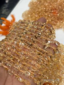 AAA Natural Yellow <b>Citrine</b> Quartz Loose Gemstone Nuggets Beads 17 Inches Strand Size - 10 To 15mm - Product Image 4