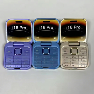 Teléfono con tapa Sower I16 Pro, pantalla de 1.77 pulgadas, doble SIM GSM, con ranura para tarjeta de memoria, para usuarios mayores - Product Image 4
